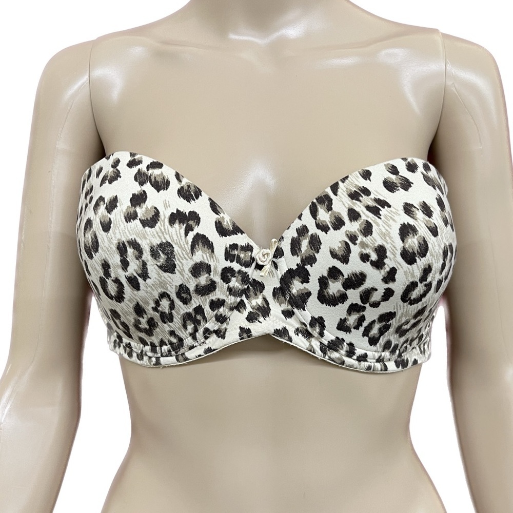 Victoria’s Secret Cheetah Print Strapless Bra 34C